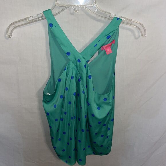 Lilly Pulitzer Womens Casual Shirt Size XS Green Cruise Beach Going Out Party - Picture 1 of 12